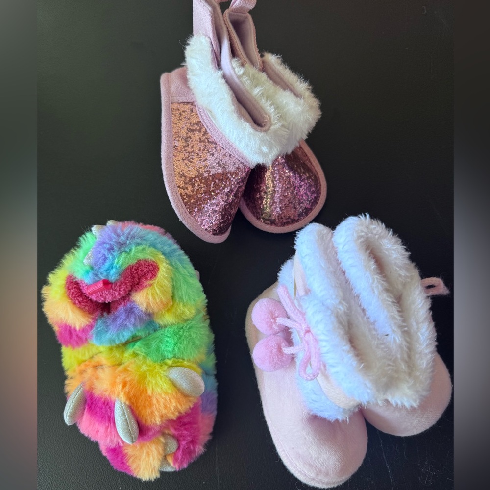 Colorful Baby Booties Set